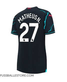 Günstige Manchester City Matheus Nunes #27 3rd trikot Damen 2023-24 Kurzarm